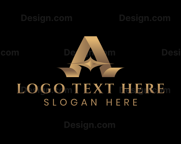 Elegant Royal Boutique Letter A Logo