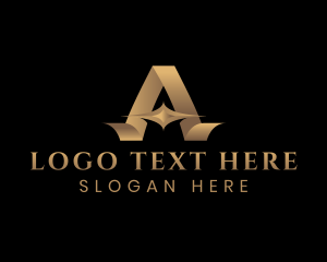 Elegant Royal Boutique Letter A logo