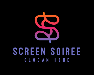 Gradient Firm Letter S logo design