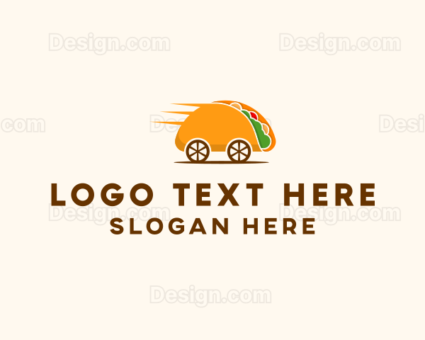 Taco Food Cart Logo