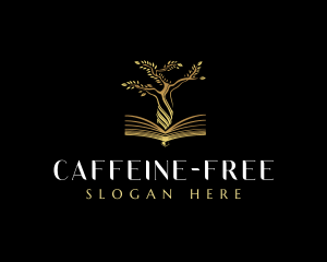 Elegant Tree  Book logo design