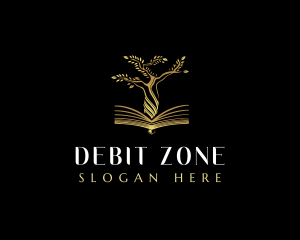 Elegant Tree  Book logo design