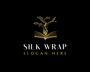 Elegant Tree  Book logo design