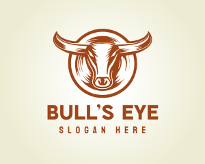 Cattle Bull Horns logo design