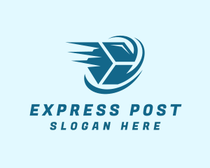 Express Courier Box logo design