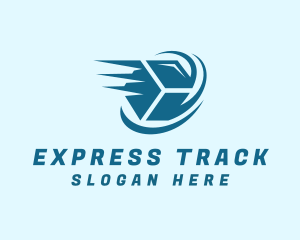 Express Courier Box logo design