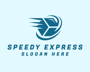 Express Courier Box logo design