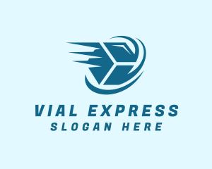 Express Courier Box logo design