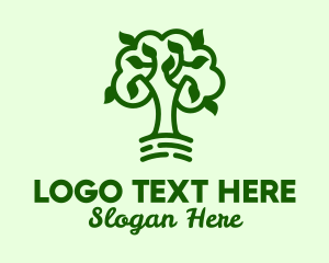 Natural Green Tree logo