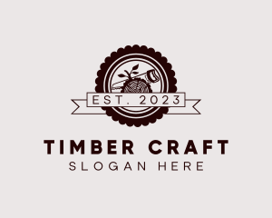 Woodcutting Lumber Badge logo