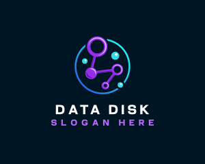 Network Tech Data logo design