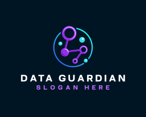 Network Tech Data logo design