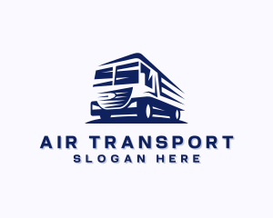 Transport Delivery Truck logo design