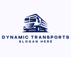 Transport Delivery Truck logo design