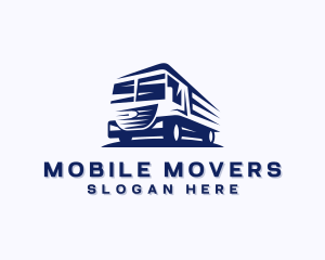 Transport Delivery Truck logo design