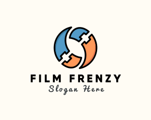 Film Strip Swirl logo