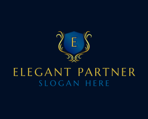 Elegant Crest Shield logo design