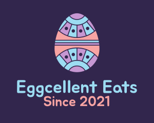 Decorative Easter Egg logo design