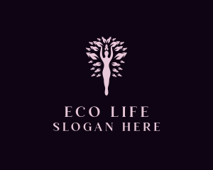 Human Tree Wellness logo design