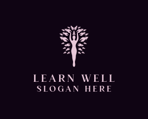 Human Tree Wellness logo design