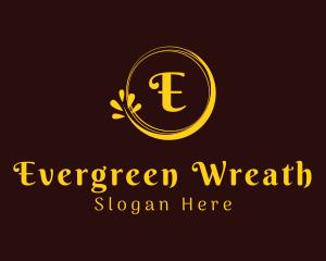 Organic Wreath Spa logo design