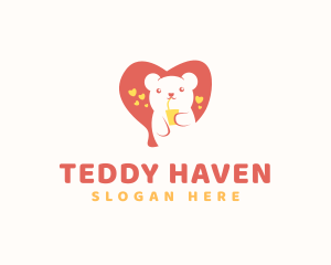 Teddy Bear Juice logo design