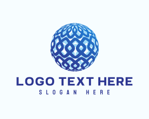 Modern Diamond Sphere Abstract logo