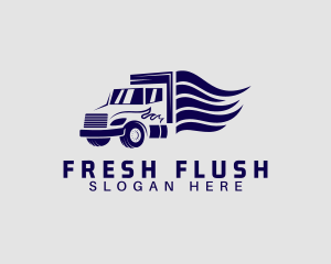 Transport Logistic Truck Logo