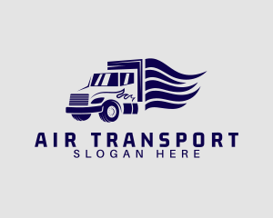 Transport Logistic Truck logo design