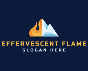 Flame Ice Thermal logo design