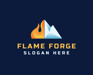 Flame Ice Thermal logo design