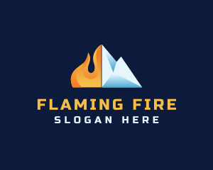 Flame Ice Thermal logo design