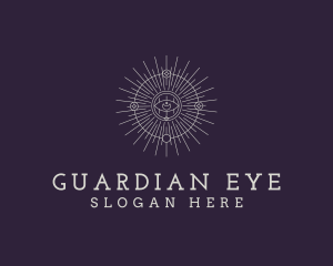 Spiritual Boho Eye logo design