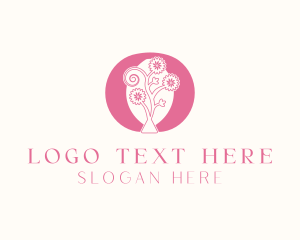 Flower Salon Letter O logo