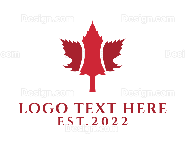 Red Maple Leaf Logo