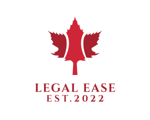 Red Maple Leaf  logo