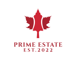 Red Maple Leaf  logo