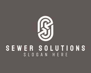 Logistics Arrow Courier Letter S logo design