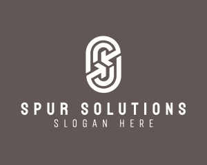 Logistics Arrow Courier Letter S logo design