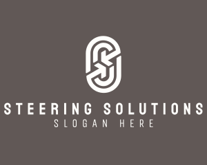 Logistics Arrow Courier Letter S logo design