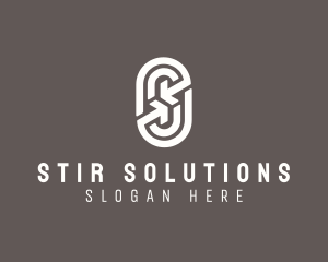 Logistics Arrow Courier Letter S logo design