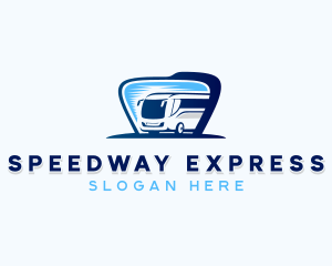 Express Travel Bus logo design