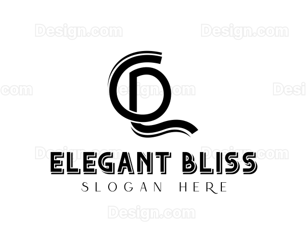 Stylish Monogram Letter CDL Logo