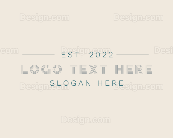 Simple Minimal Modern Logo