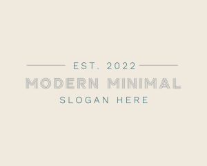 Simple Minimal Modern logo