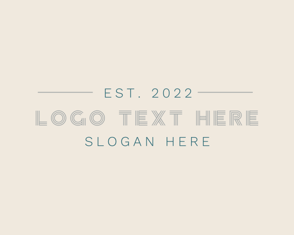 Text logo example 3