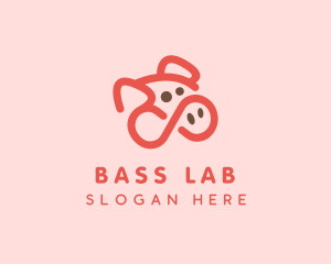 Pig Pork Animal logo design