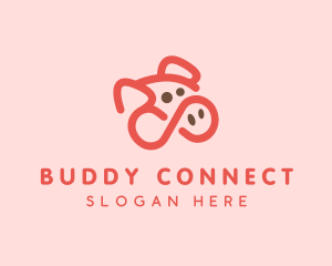 Pig Pork Animal logo design