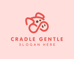 Pig Pork Animal logo design