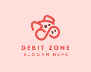 Pig Pork Animal logo design